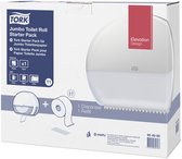 Tork 95 40 00 Wit Kunststof Dispenser voor toiletpapierrollen