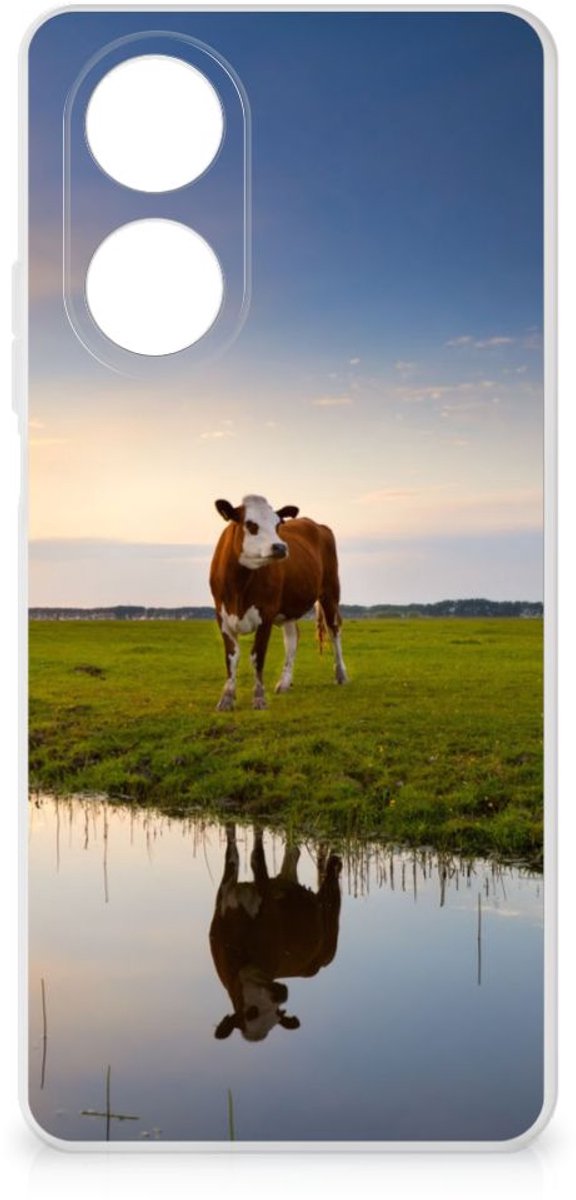 OPPO A58 4G TPU Hoesje Koe