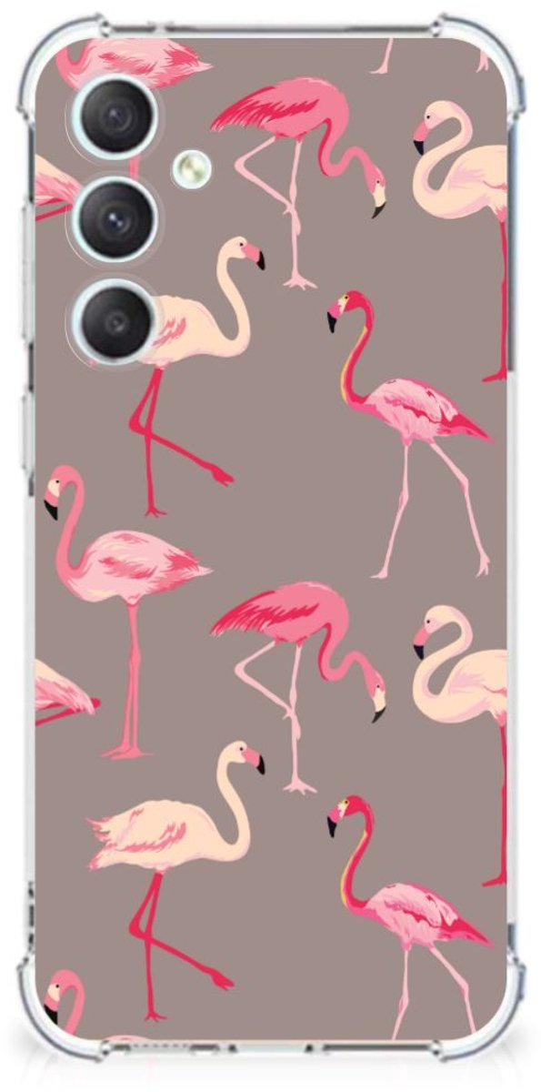 Samsung Galaxy S23 FE Case Anti-shock Flamingo