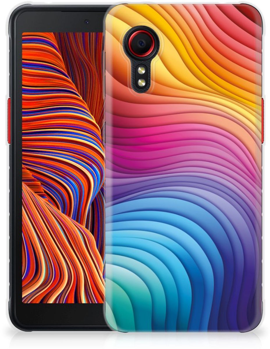 TPU Hoesje voor Samsung Galaxy Xcover 5 Regenboog