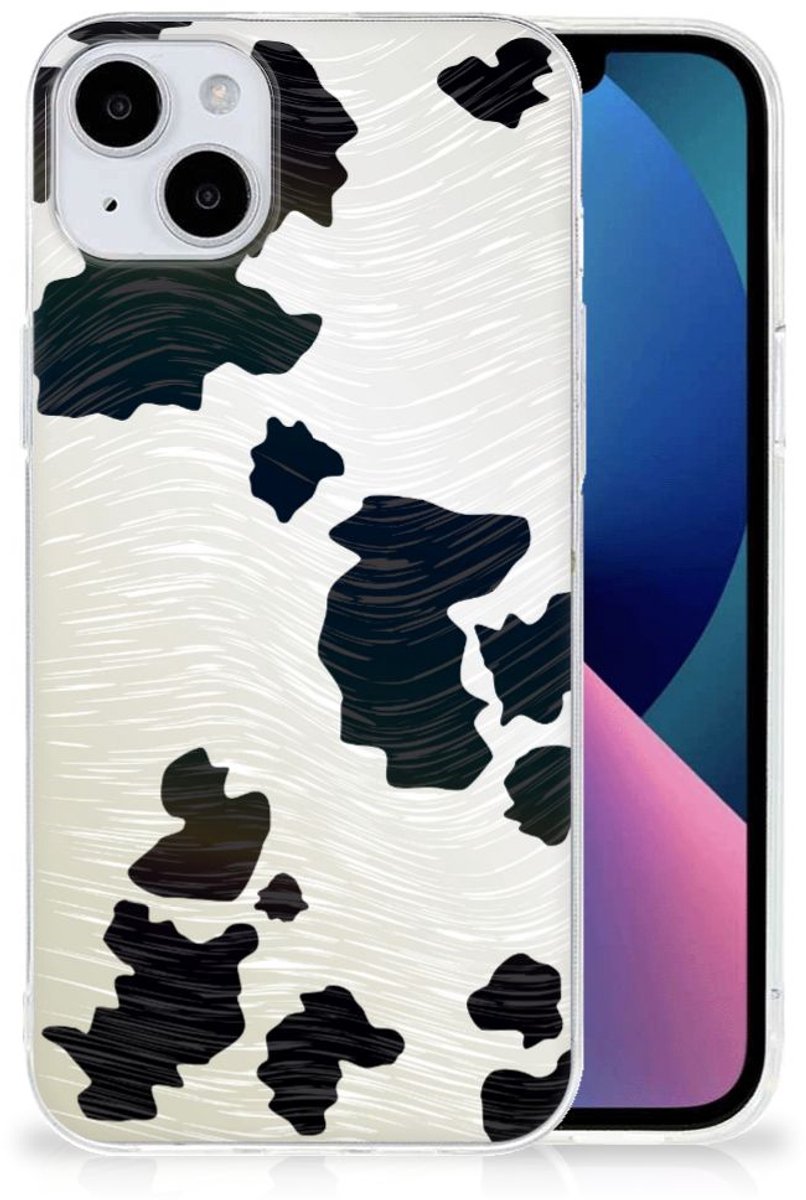 iPhone 15 Plus TPU Hoesje Koeienvlekken