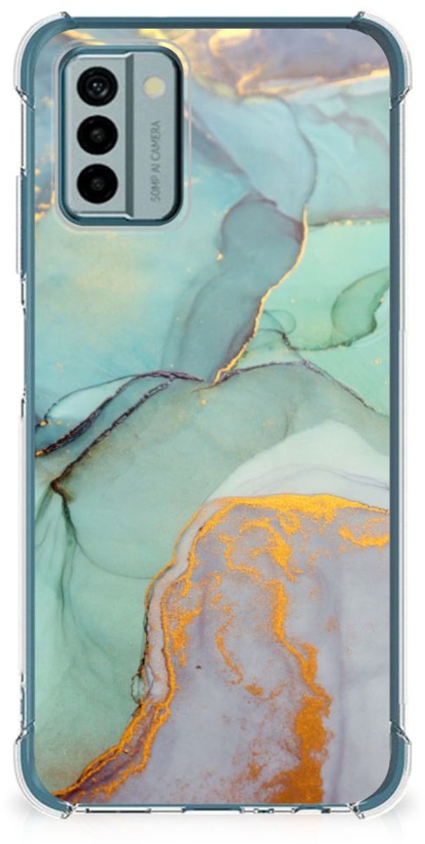 TPU Case Anti-Shock voor Back Cover voor Nokia G22 Watercolor Mix