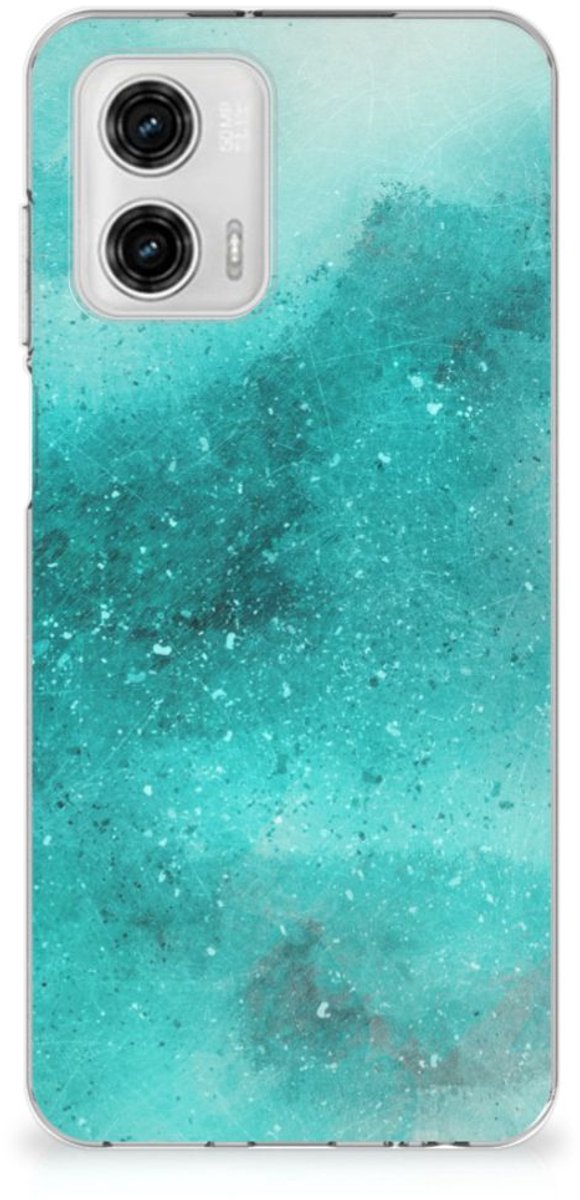 Hoesje maken Motorola Moto G73 Painting Blue