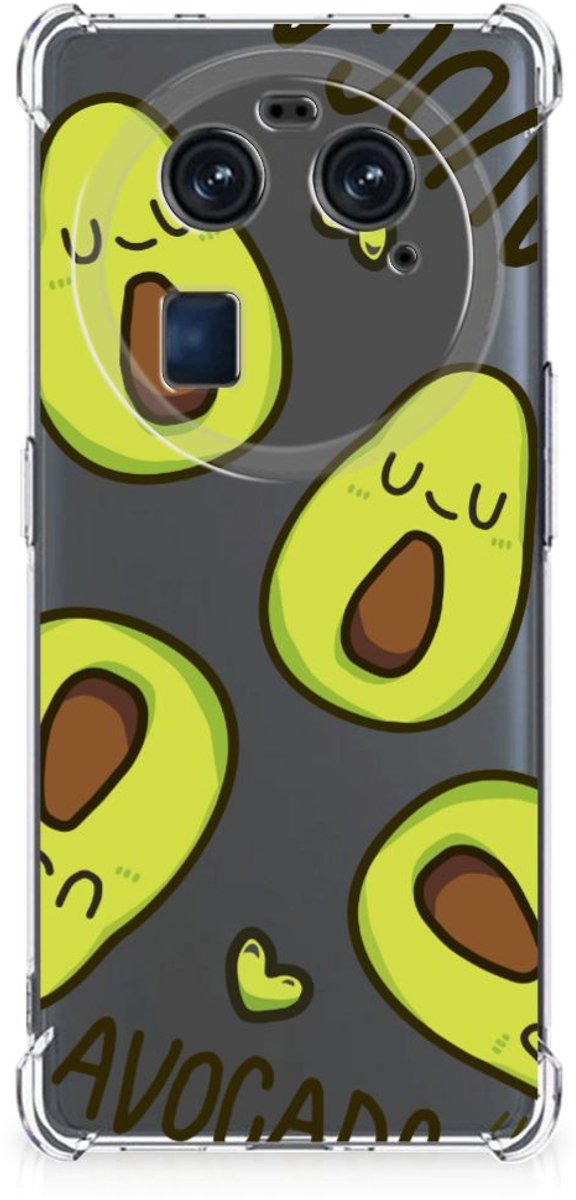 TPU Case Anti-Shock voor OPPO Find X6 Stevig Bumper Hoesje Avocado Singing