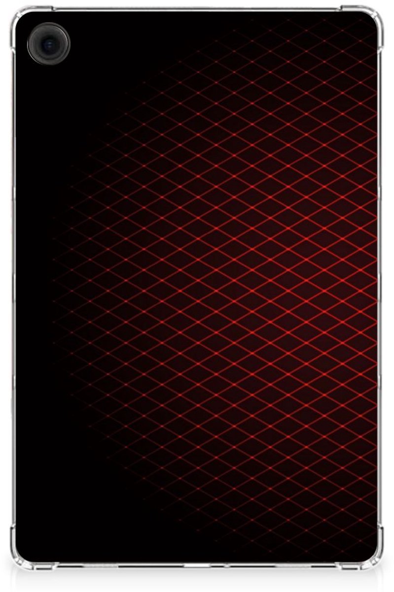Back Cover voor Samsung Galaxy Tab A9 Plus Hippe Hoes Geruit Rood