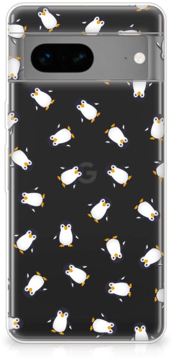 TPU bumper voor Google Pixel 7 Pinguïn