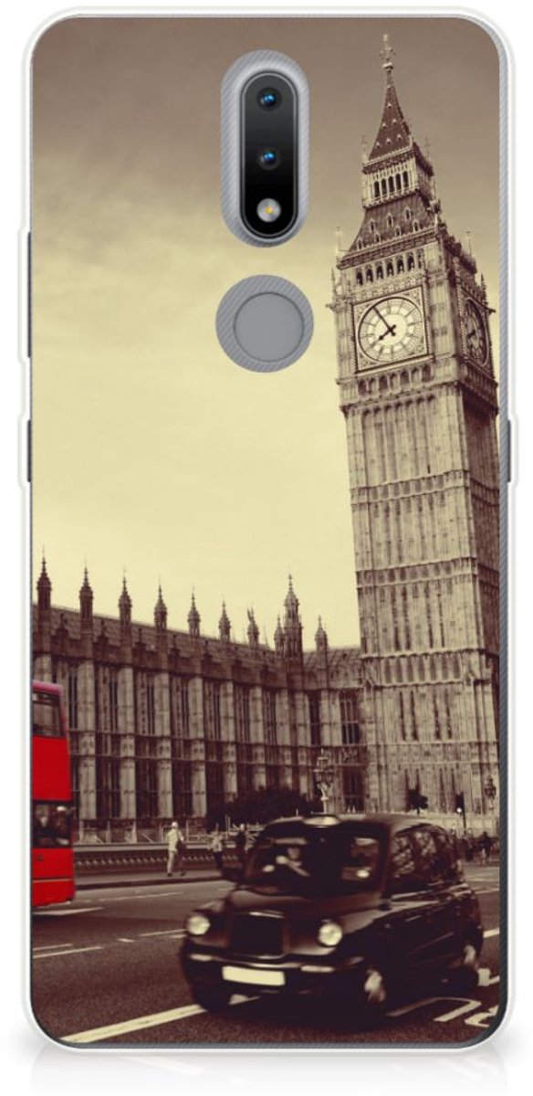 Nokia 2.4 Siliconen Back Cover Londen