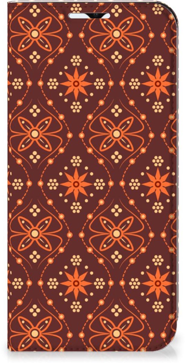 Samsung Galaxy A23 Hoesje met Magneet Batik Brown