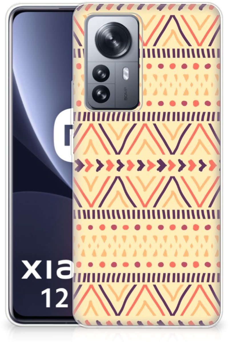 Xiaomi 12 Pro TPU bumper Aztec Yellow