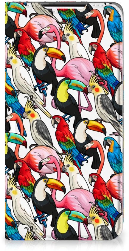 Étui pour téléphone Samsung Galaxy S21 Bookcover Case Birds
