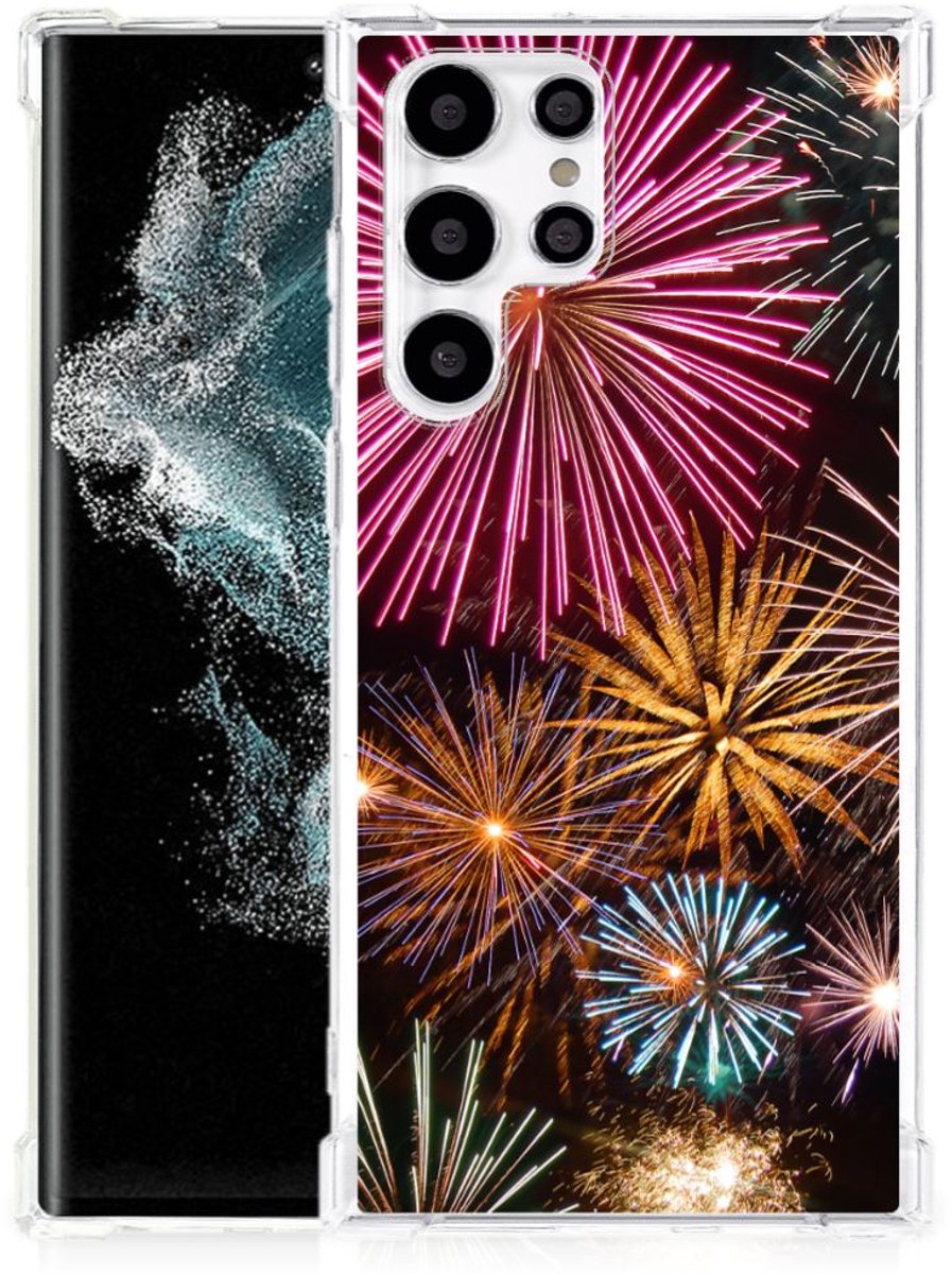Samsung Galaxy S22 Ultra Anti Shock Bumper Case Vuurwerk