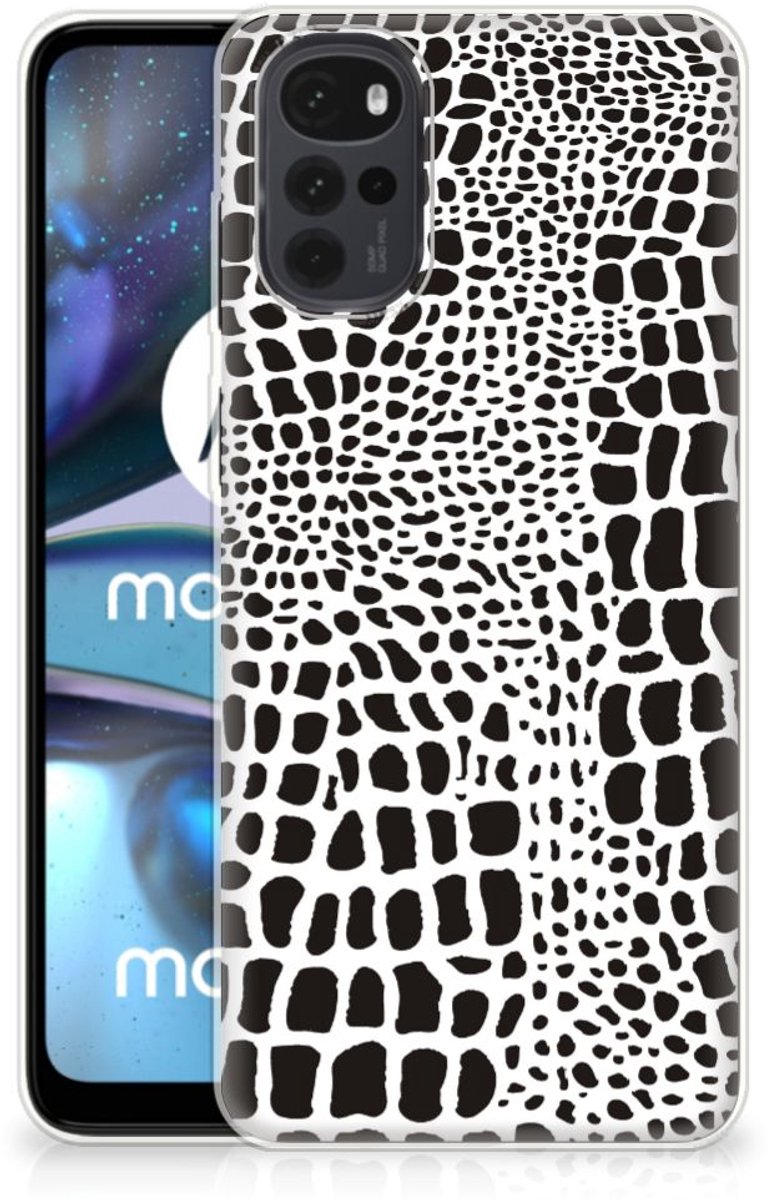 Motorola Moto G22 TPU Hoesje Slangenprint