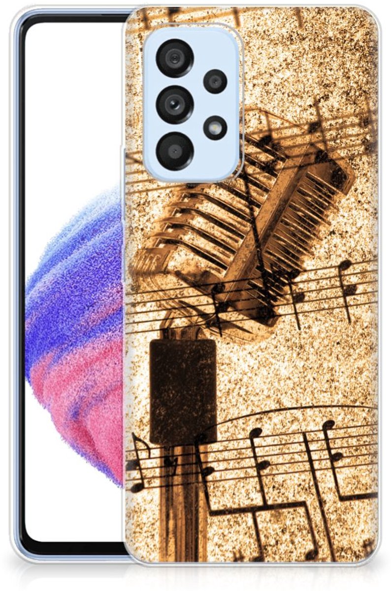 Samsung Galaxy A53 5G Siliconen Hoesje met foto Bladmuziek
