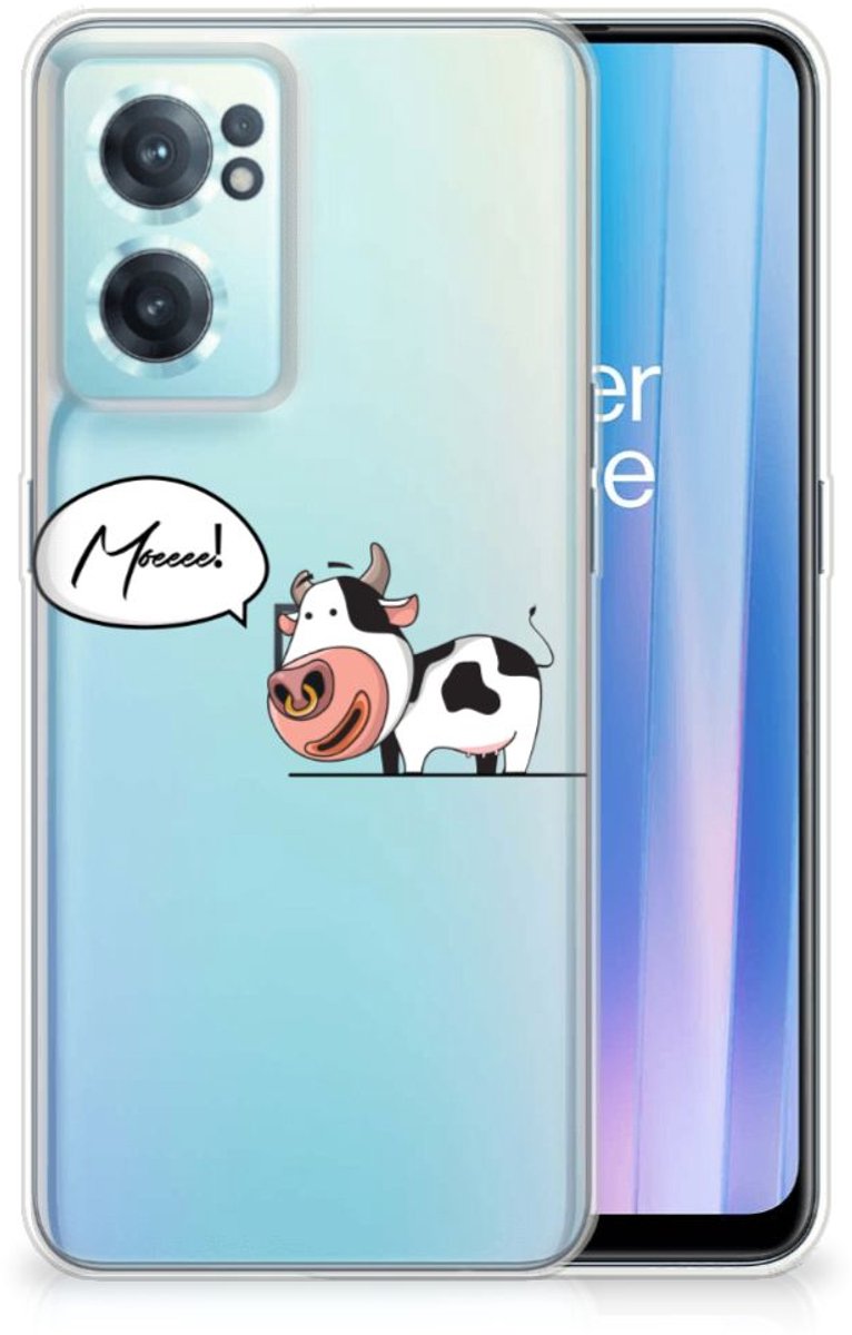 OnePlus Nord CE 2 5G Telefoonhoesje met Naam Cheeky Cow