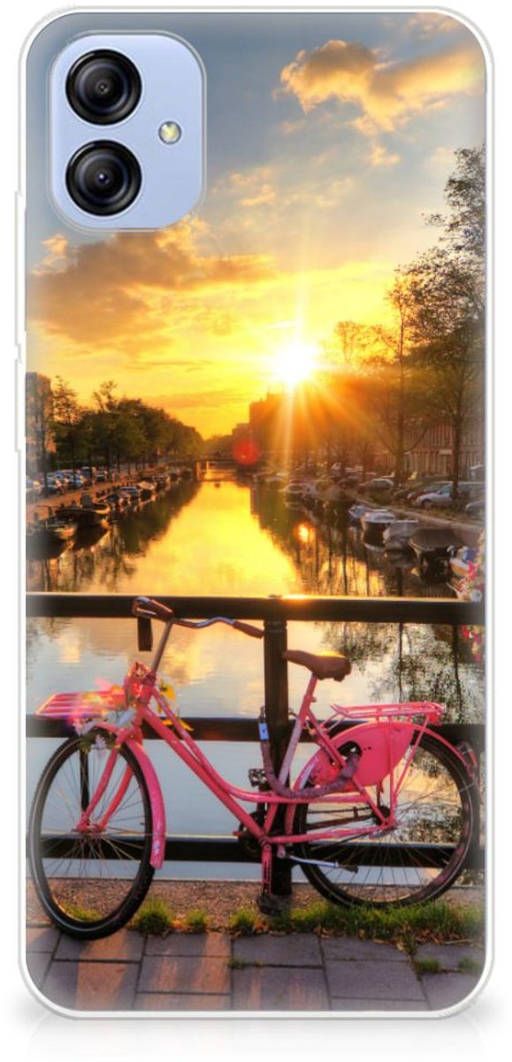 Samsung Galaxy A04e Siliconen Back Cover Amsterdamse Grachten