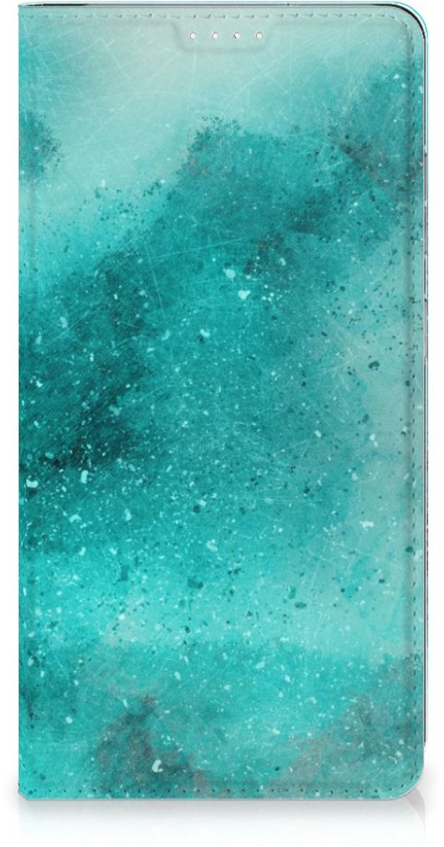 Bookcase Samsung Galaxy S23 Plus Painting Blue