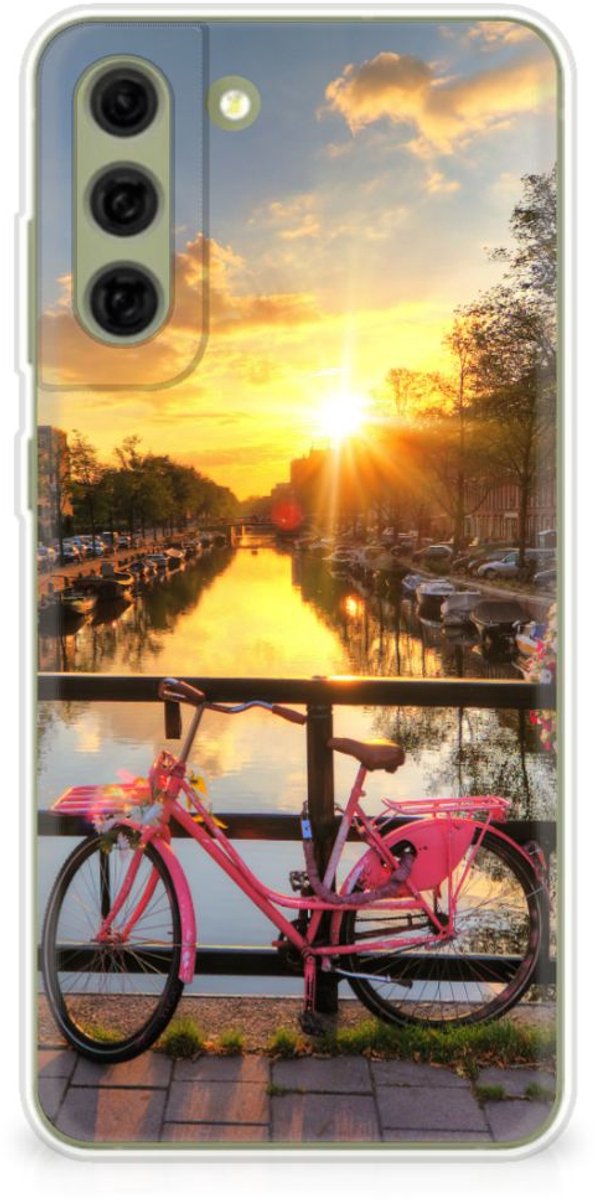 Samsung Galaxy S21FE Siliconen Back Cover Amsterdamse Grachten
