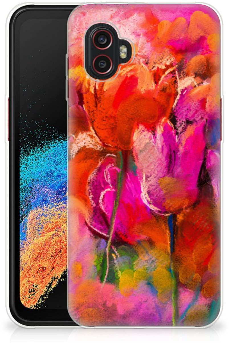 Hoesje maken Samsung Galaxy Xcover 6 Pro Tulips