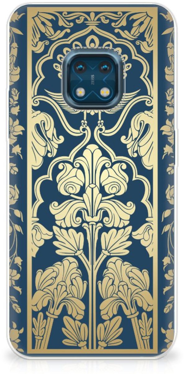 Nokia XR20 TPU Case Beige Flowers