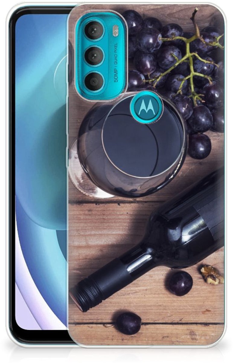 Motorola Moto G71 5G Siliconen Case Wijn