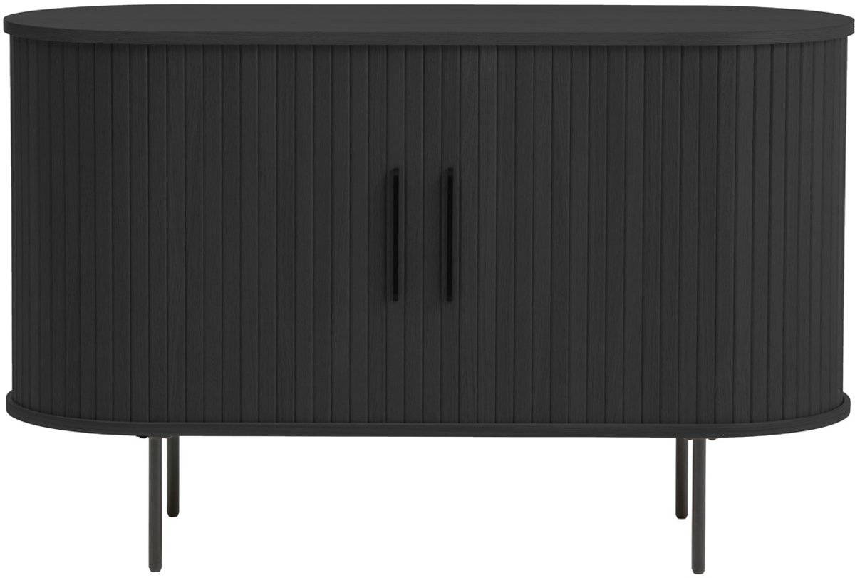 Giga Living Dressoir Nola - Zwart Eikenhout - 120x45x76cm