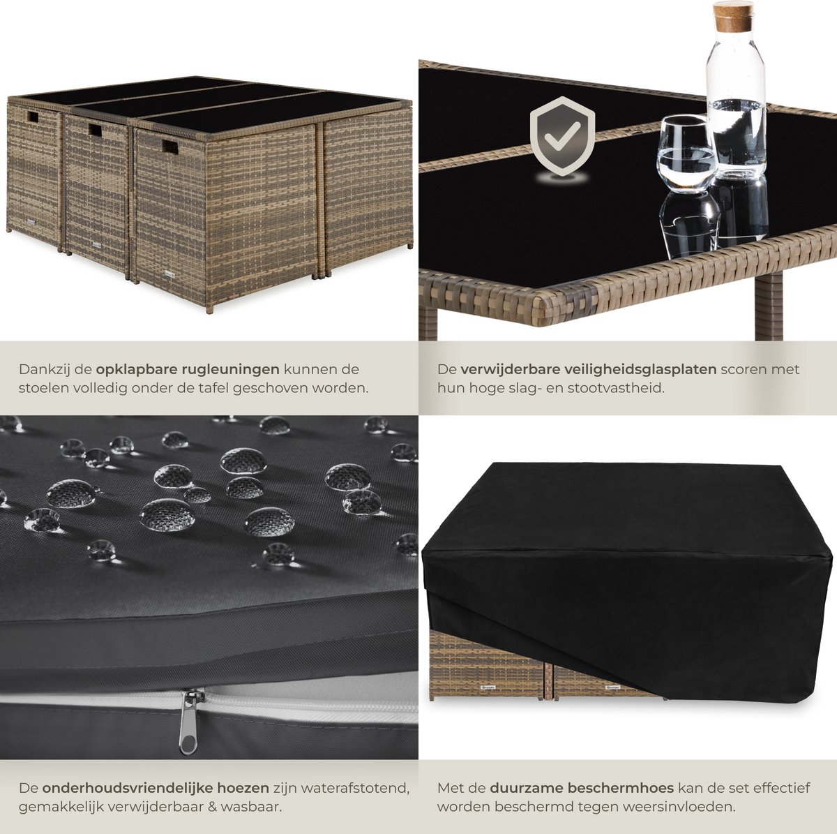 tectake tectake Malaga tuinset - afbeelding 5