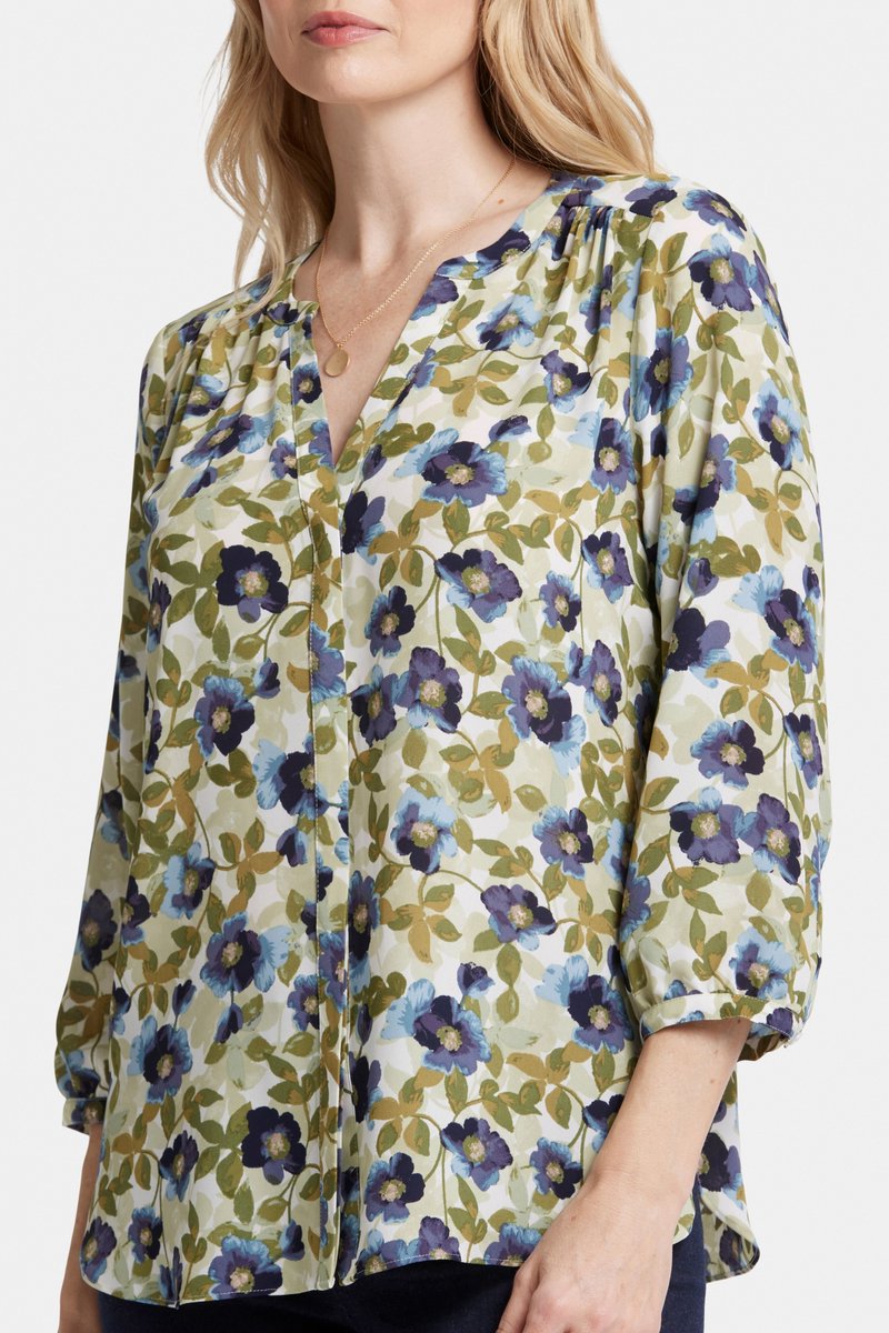 Pintuck Blouse Bloemenprint