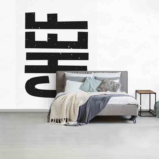 Behang - Fotobehang Chef - Japandi - Decoratie - Vintage - Breedte 160 cm x hoogte 220 cm