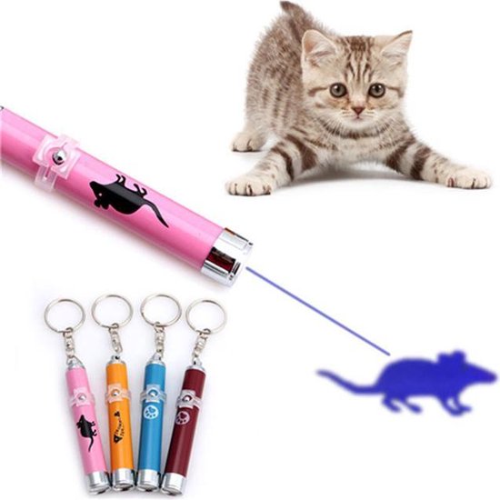 Laser Muis Voor De Kat - Kattenspeelgoed Laserlampje - LED Laser Voor Kat - Roze
