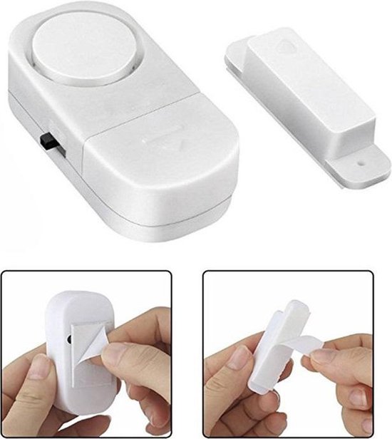 Mini-alarme sans fil avec capteur de mouvement - 1 pièce - 95 dB - avec  piles et kit... | bol