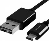 Techly ICOC MUSB-A-020S USB-kabel 2 m USB 2.0 USB A Micro-USB B Zwart