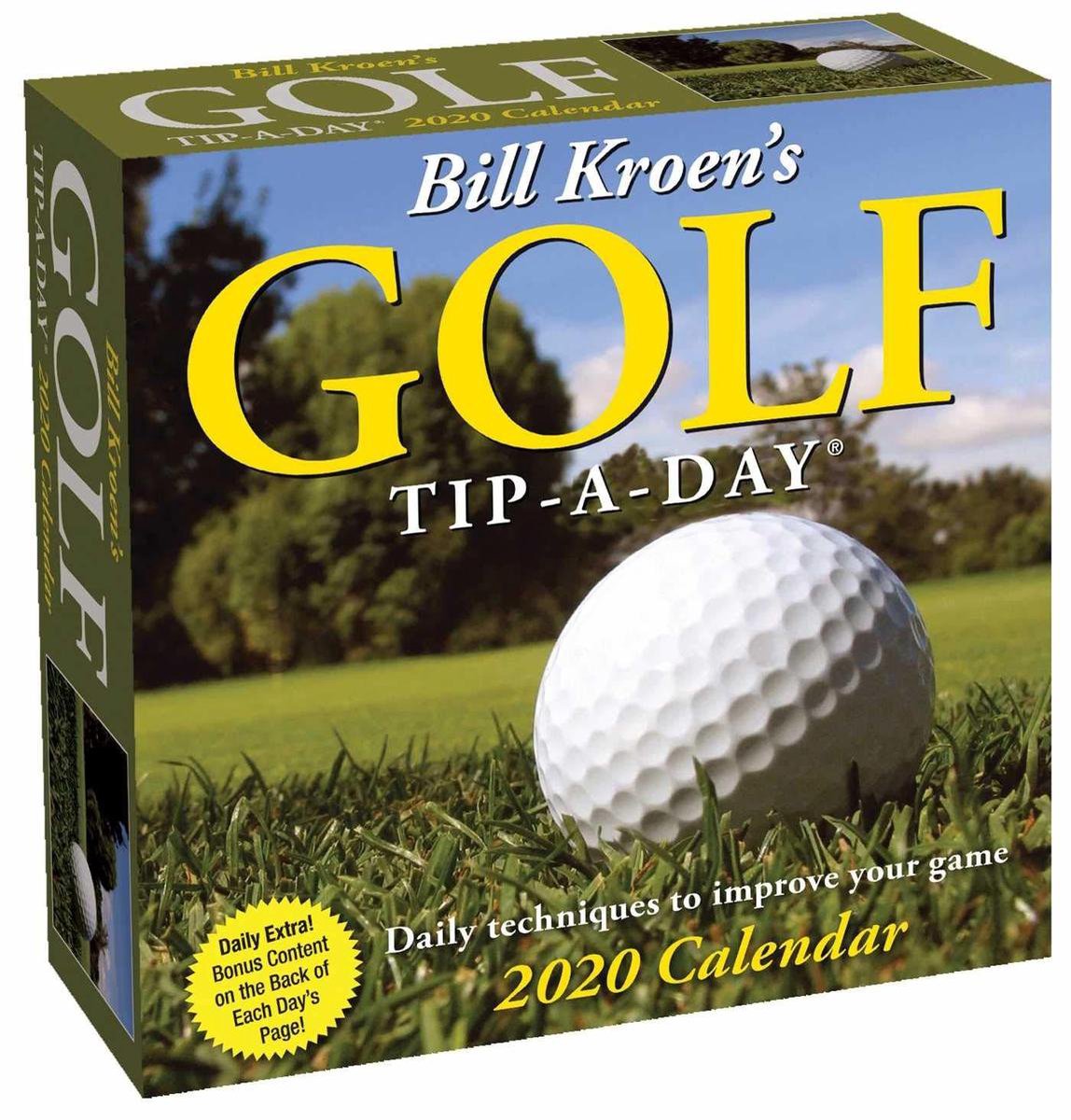 bill-kroen-s-golf-tip-a-day-calendar-2020-pointes-pour-le-calendrier-de-golf-bol