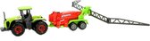 Toi-toys Tractor Met Aanhanger Sprayer 15 Cm Groen/rood