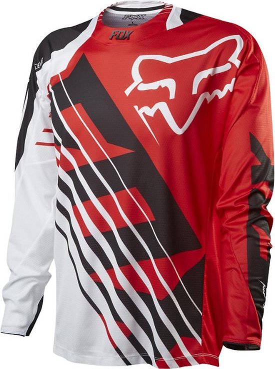 Fox Demo Savant Downhill jersey Heren LS rood Maat L | bol.com