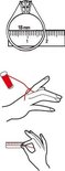 Gaubert Sylvian Ring Goudkleurig One-size - Saffier Gaubert Sylvian Ring Goudkleurig One-size - Saffier