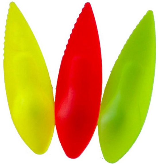 Indrukwekkend Centrum President Kiwi mes - Kiwi lepel - Prikker - Plastic bestek - Random - Kinderbestek -  Fruitmessen... | bol.com