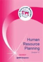 Omslag Human Resource Planning