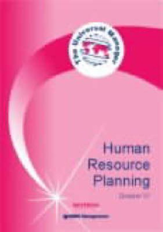 Human Resource Planning 9780948672972 Peter Høeg Boeken bol