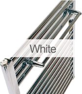 Handdoekhanger voor aan een radiator met horizontale spijlen 600mm wit