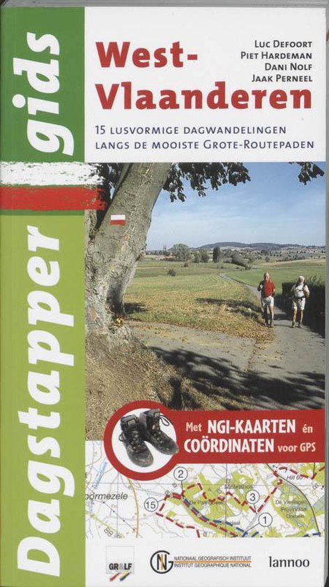 Cover van het boek 'Dagstappergids West-Vlaanderen'