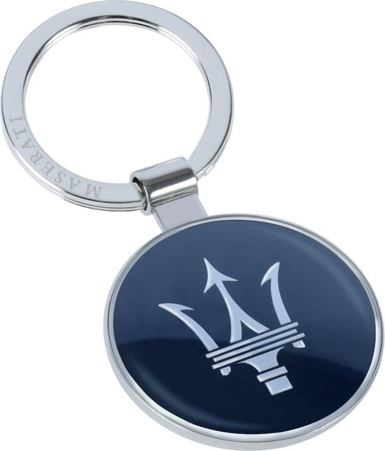 Maserati - sleutelhanger - KMU4160109 - blauw - Maserati logo | bol.com