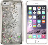 Colorfone PREMIUM CoolSkin Liquid / Glitter / Siliconen / Gel / TPU / Softcase / Hoesje / Cover / Case voor de Apple iPhone 7 Plus Zwaan Zilver