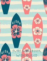 Surf Notebook Wide Ruled