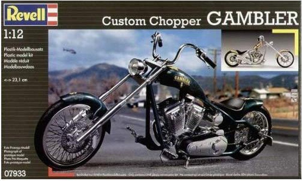 Interactie Berekening Regan Bouwdoos Custom Chopper Gambler | bol.com