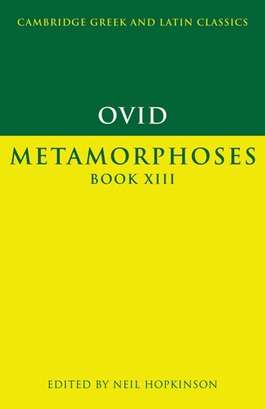 Cambridge Greek and Latin Classics- Ovid: Metamorphoses Book ... - cover