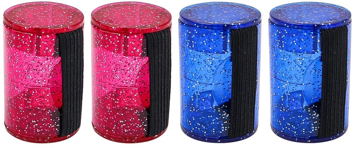 aladdien - Gitaar Zand Hamer - Ritme Shakers - Blauw en Roze - Muziekinstrumenten - Geschikt voor Gitaar en Ukulele - 2 Stuks