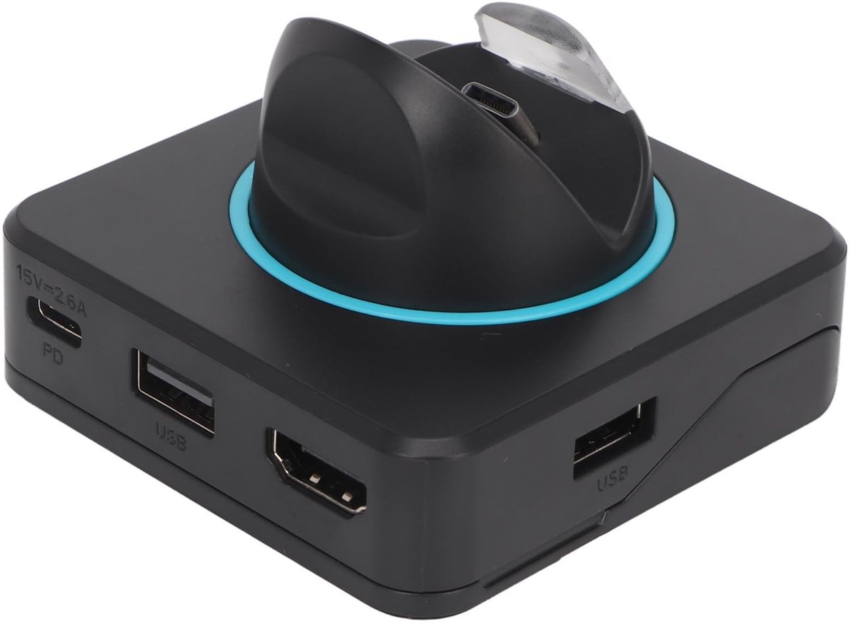 ONF3 - Game Console TV Dock - Draagbaar 5-in-1 Docking Station - USB Type C - Ondersteunt 4K - Ideaal voor Switch en Switch Lite