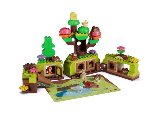LEGO DUPLO Ontdekkingsbos met Wilde Dieren Speelgoed voor Kinderen en Kinderkamer Decoratie 10480
