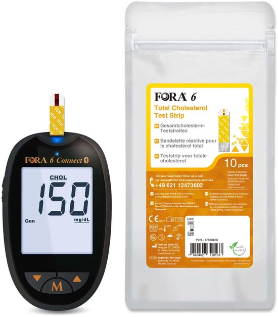 FORA 6 Connect Cholesterol Meter (Multi-parameter)