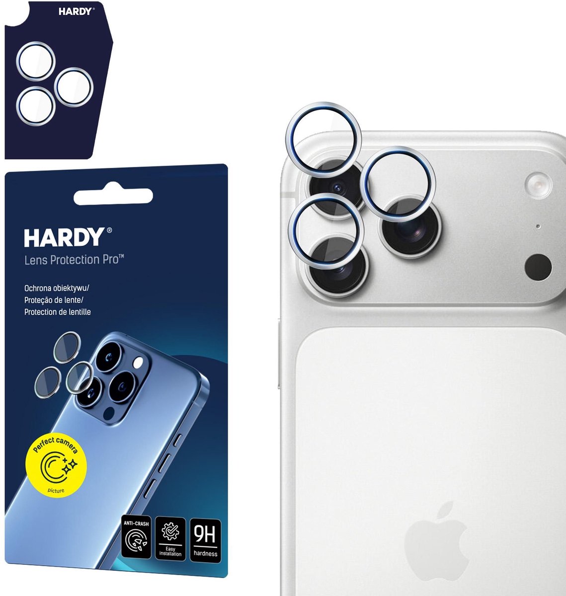 3Mk Hardy Lens Pro-Glas Voor Apple Iphone 17 Pro 17 Pro Max